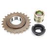 Single Speed Bike Freewheel Threaded Type Steel 24 Teeth Freewheel Cycling Replacement for 1 2in 1 8in One Speed Chains