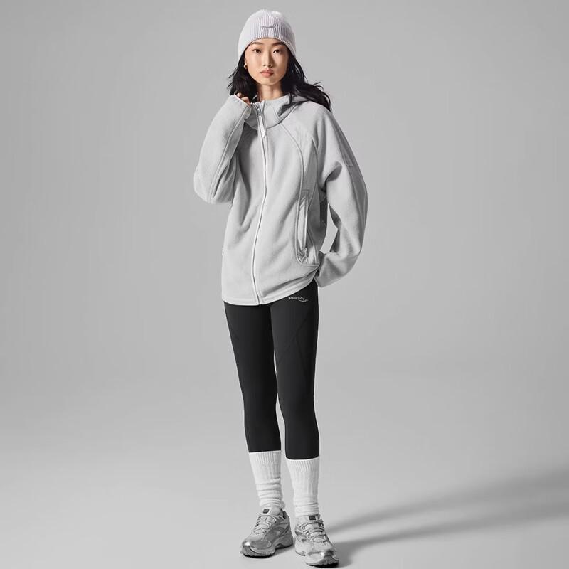 SAUCONY Warm Hooded Fleece Cotton Jacket L 16000₽