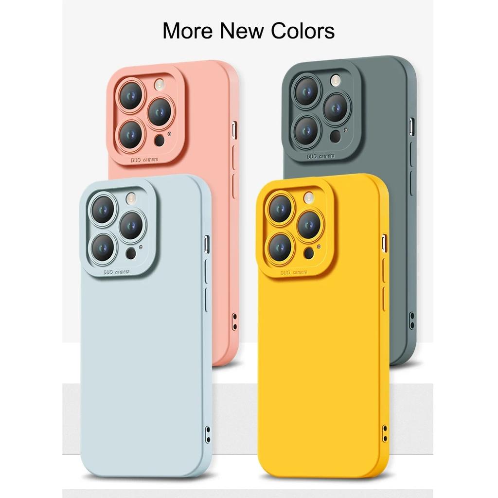 Angel Eyes Liquid Silicone Case for XiaoMi Mi 12 12T 13T Mi13T Pro Mi12T Mi13 Mi12X 5G Pro Soft Lens Protective Cover