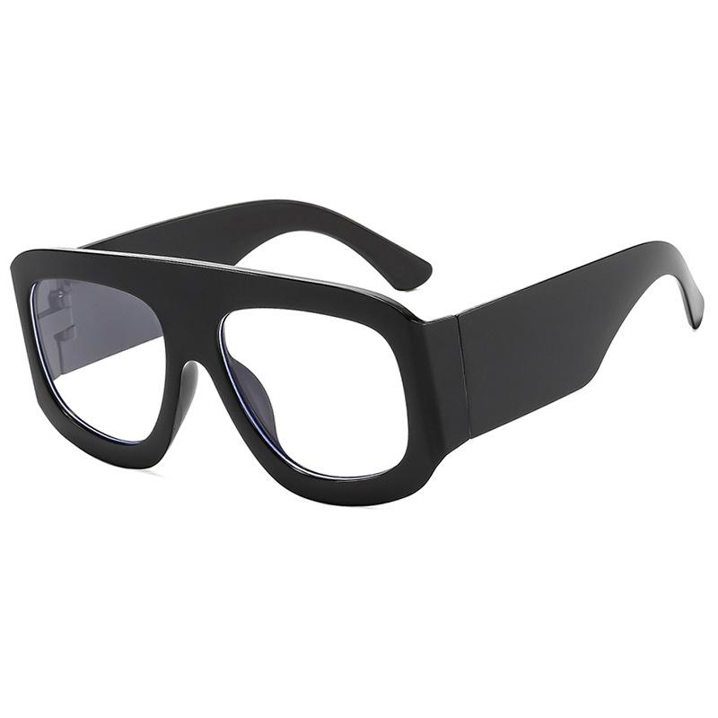 New Vintage Large Square Sunglasses Women Men Rectangle Sun Glasses Female Eyewear  for Male Female Eyeglasses