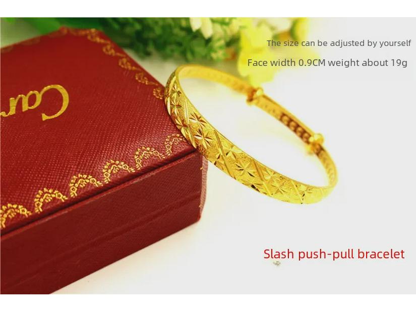 Bracelet étoile vietnamien en laiton doré et sable – Bijou de mariage durable et populaire