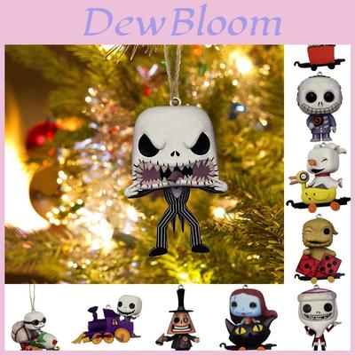Unique The Nightmare Before Christmas Jack Sally Xmas Tree Pendant Halloween Decoration