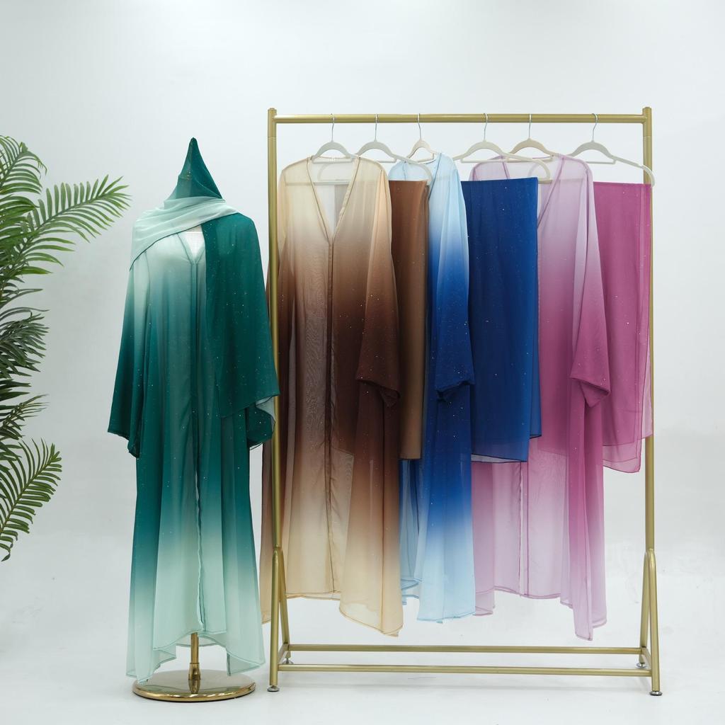 Opaska na głowę Loriya Gradient Color i codzienny kardigan imprezowy LR841 z 2024 roku