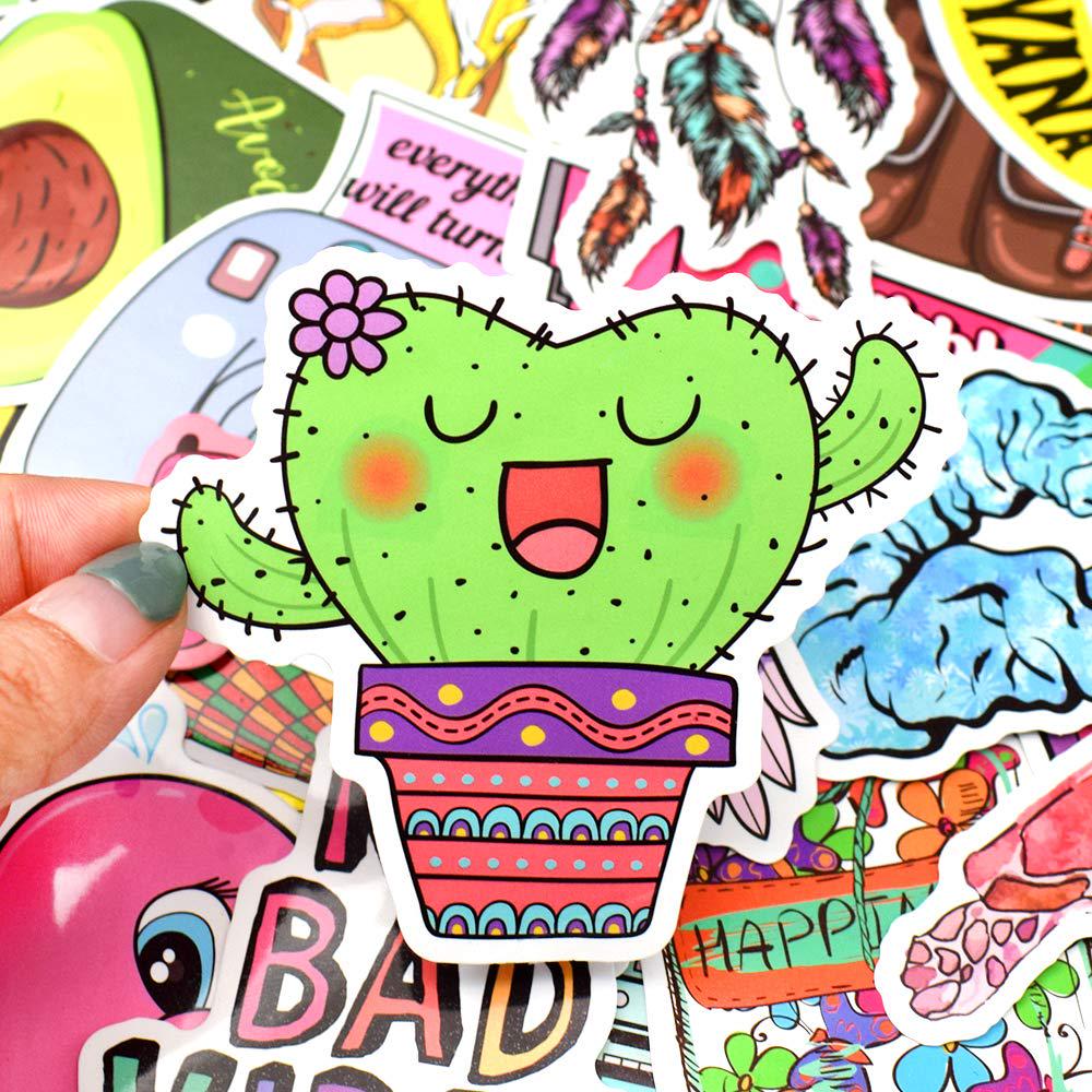 150 Pcs Waterproof Vinyl Vsco Girls Sticker Pack for Water Bottle Laptop Phone Case