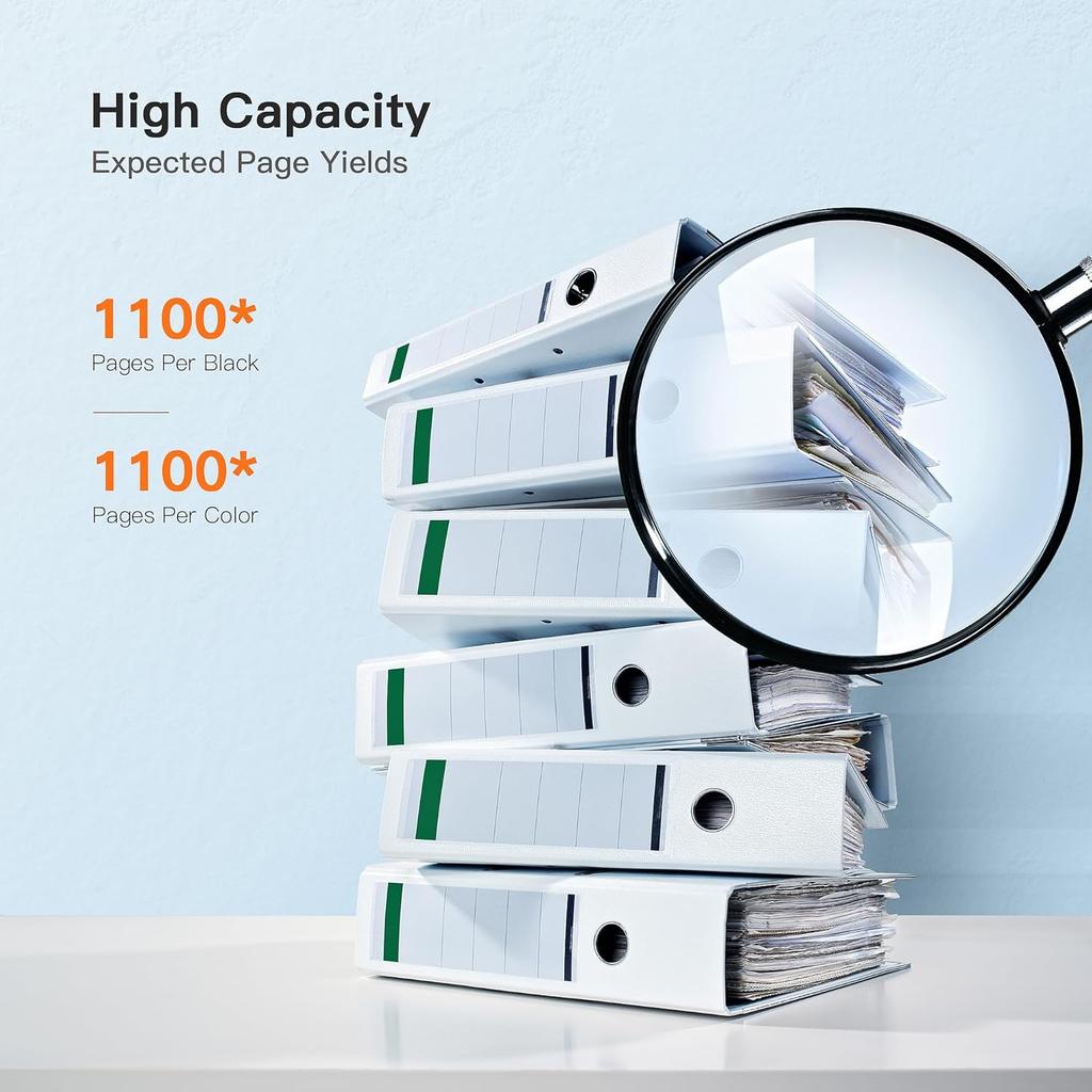 E-Z Ink Pro 822XL 822 Ink Cartridges High Yield Remanufactured Replacement for Epson 822 822 XL T822 Ink Cartridges Combo Pack to Work with Workforce