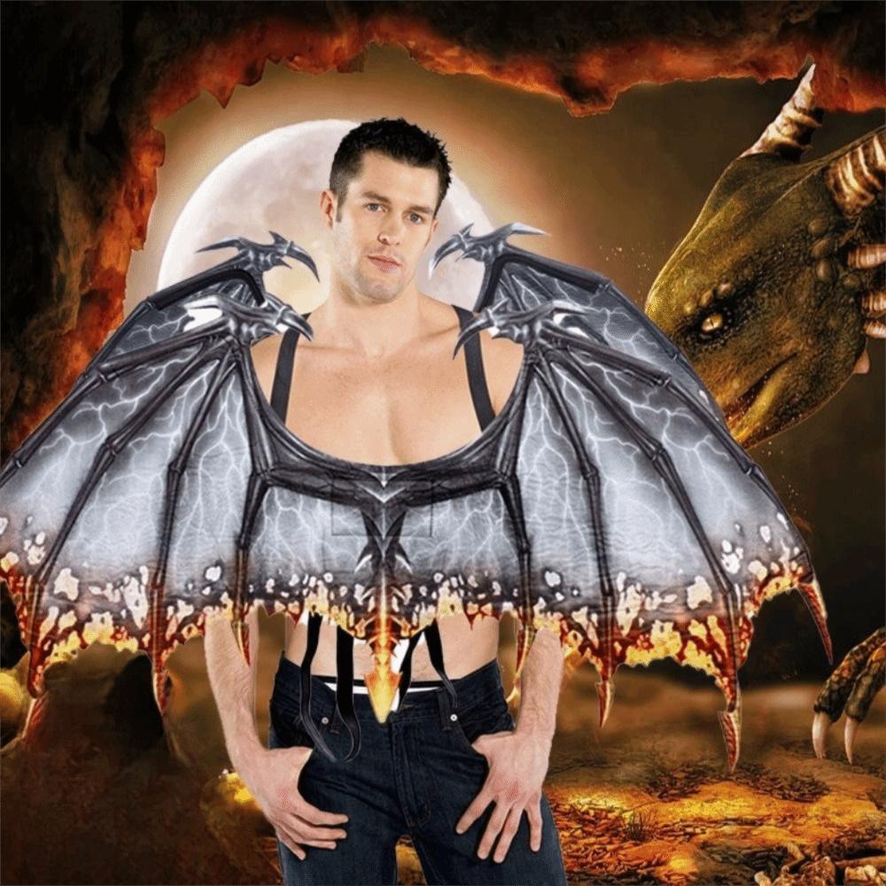 Vliesstoff Halloween Drachenflügel Gummiband Cosplay Flügel Kostüm Erwachsener