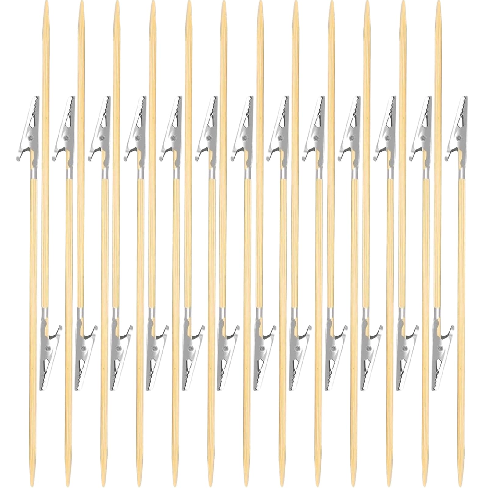 

MAEXUS Ручки для покраски Покрасочная база для пластика Удобные Легко закрепить Покраска хобби x 180 мм Палочки, (25-Упаковка), Клипсы в форме кошек