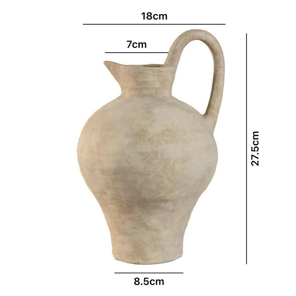 Handmade Ceramic Vase Wabi Sabi Style Pottery Living Room Decor Simulation Flower Arrangement