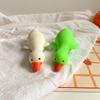 Big White Goose Stress Relief Silicone Toy - Cute, Slow Rebound Cartoon Duck for Venting Stress