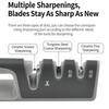 Professional Knife Sharpener Quick Edge Sharpening 3 in-1Fine & Coarse Grinding Kitchen Knife Scissor Sharpener Kitchen Supplies