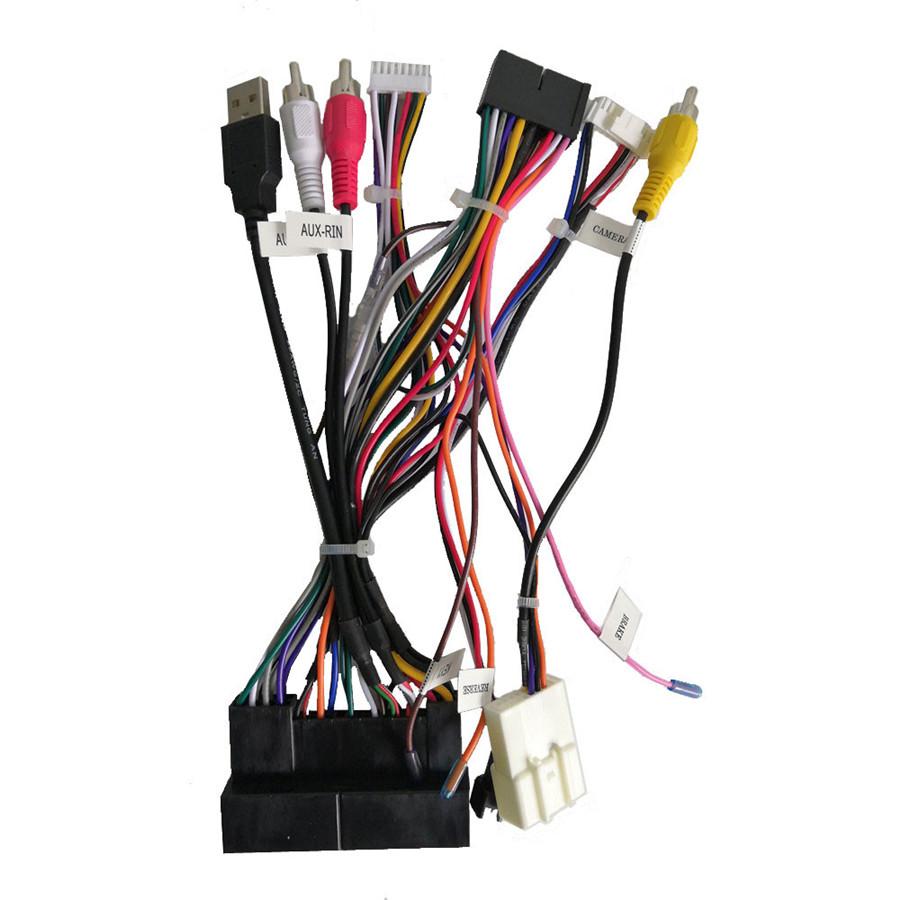 Car Stereo 20 PIN Power Adapter Wiring Harness for KIA K2 K3 K5 K7 RIO Sorents S