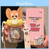Copo de Água Tom e Jerry Para Crianças Com Canudo Ecológico Portátil Para Beber