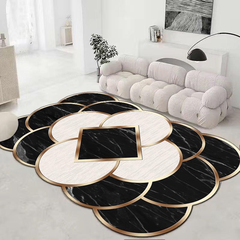 Irregular Marble Carpet Living Room Dirt Resistant Wear-resistant Easy To Maintain Carpet