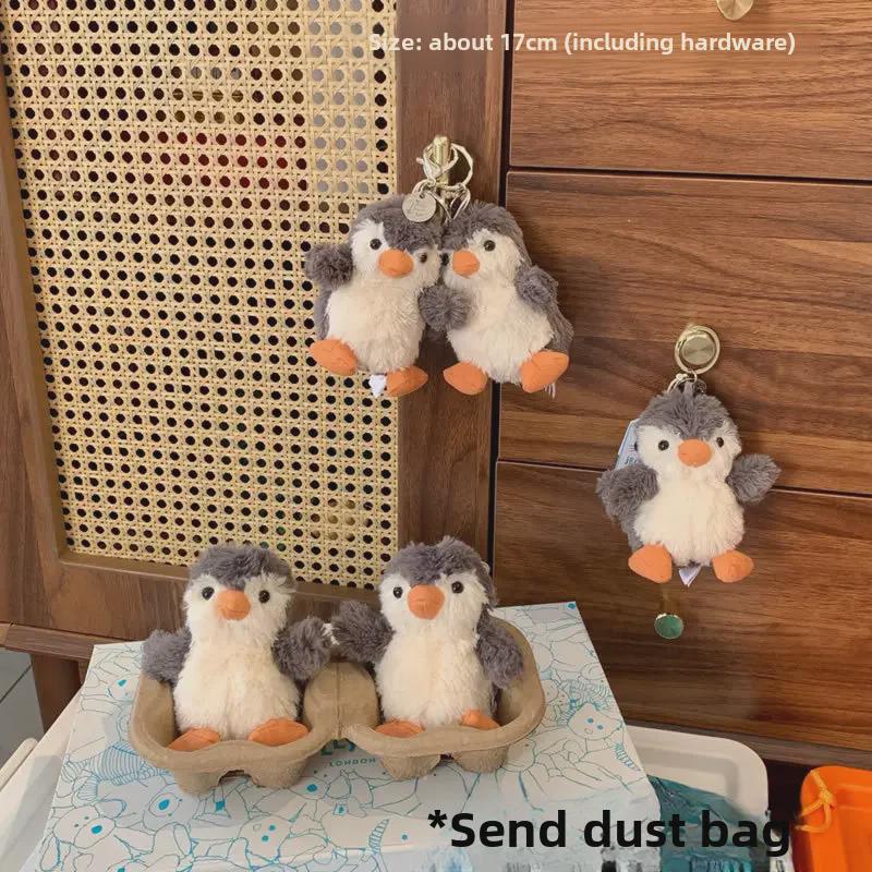 Jellycat Peanut Penguin Mini Plush Keychain - Cute Gift for