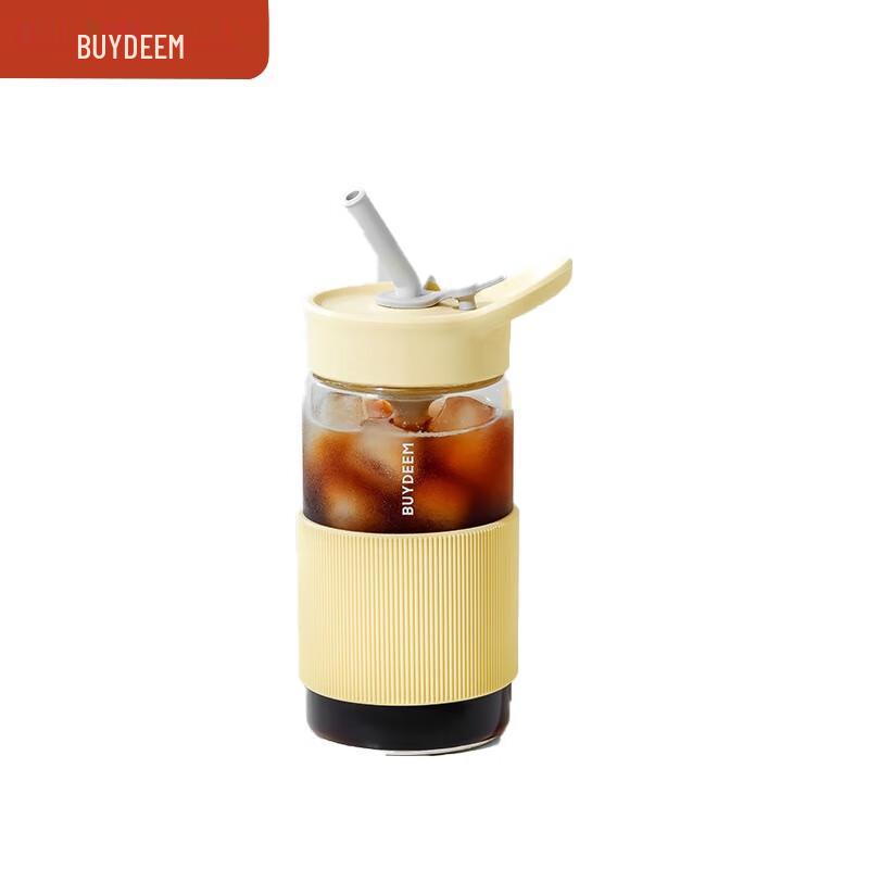 Buydeem Straw Glass Cup