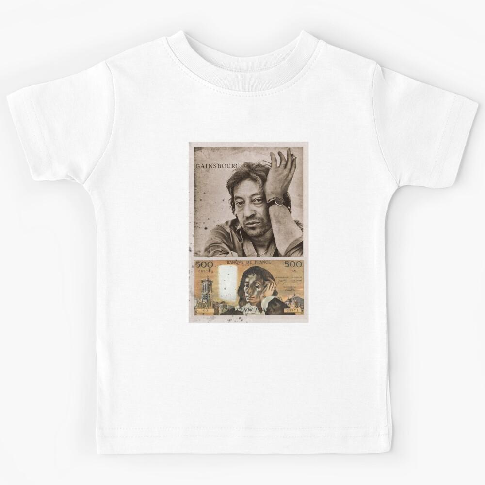 Serge Gainsbourg 500 francs classique Kids T-Shirt 120