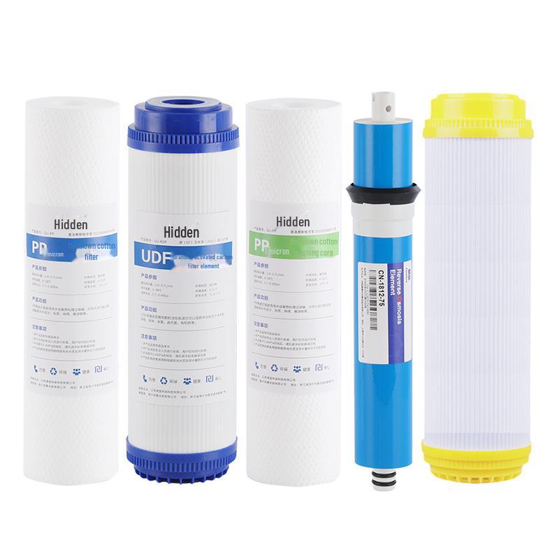 Universal 10-inch PP Filter Element & Activated Carbon Water Purifier: Three-Level Household & Five-Level Pure Water Filter Set
