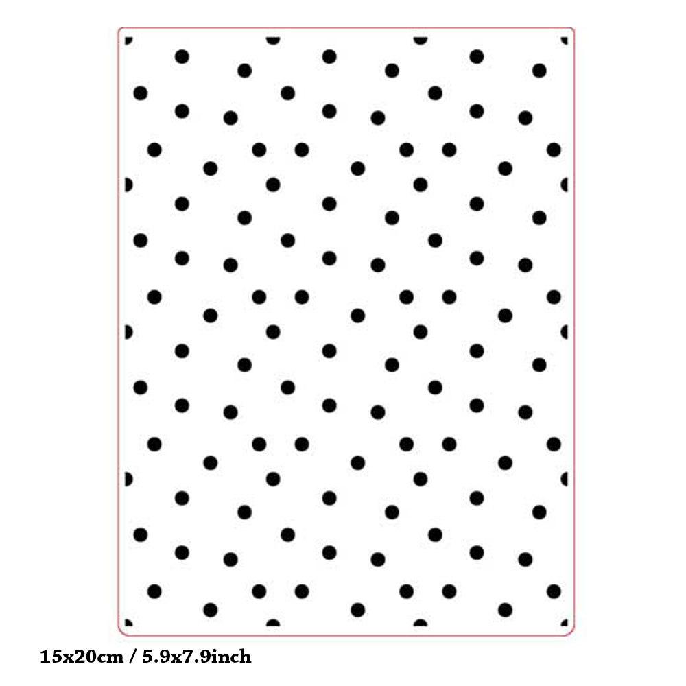 Grid Net Plastic Embossing Folders Template Dies Stencil Bubbles Spot Room Wall Fern Leaf Flower Frame