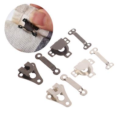 10 Jeux Bouton Crochet Bouton Bouton-Pression Invisible pour Pantalon Costume Jupe Fermeture Boutons-Pression Boucle de Fixation Boucles de Réglage pour Pantalon DIY