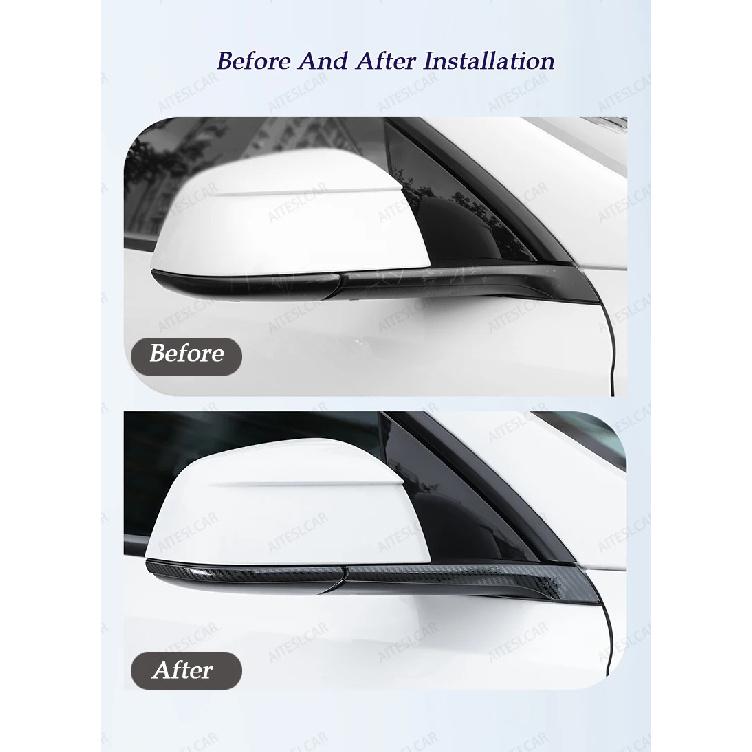 Car Rearview Mirror Protector For Tesla Model YL 2026 / Y Luanch Juniper 2025 2026 Mirror Protector Vehicle Anti-collision Strip