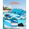 VEVOR Towable Tubes for Boating, 3-Rider Inflatable Towable Tube for Boat to Pull, 231 kg Capacity Water Sports Boating Tubes - with Full Nylon Cover