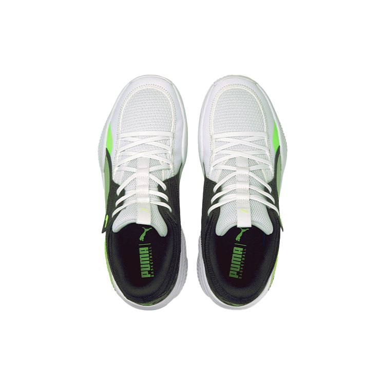 Puma Court Rider I White Green Glare Unisex Sneakers 195634-07