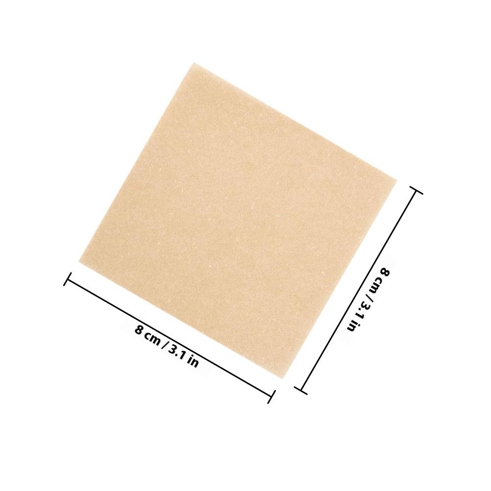 

500pcs Oven Patties Paper Square Meat Paper For Hamburger Burger Press Greaseproof Baking Sheets Food Wrapping Sandwich