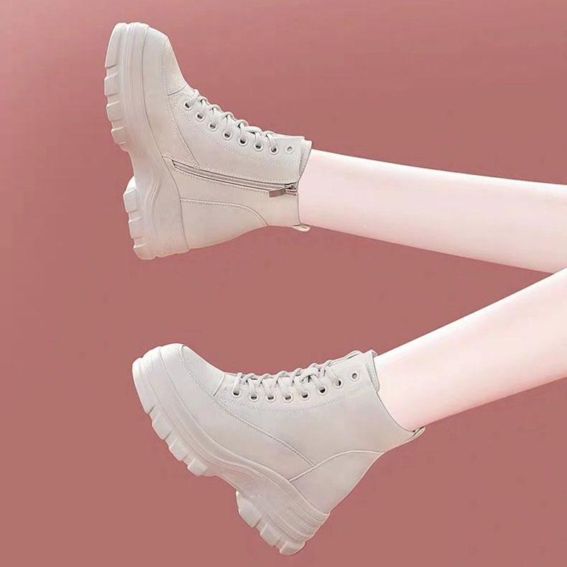 Women Winter Snow Boots High-top Shoes Casual Woman Waterproof Warm Leather Ankle Boots Female High Quality Plush Inner Boots