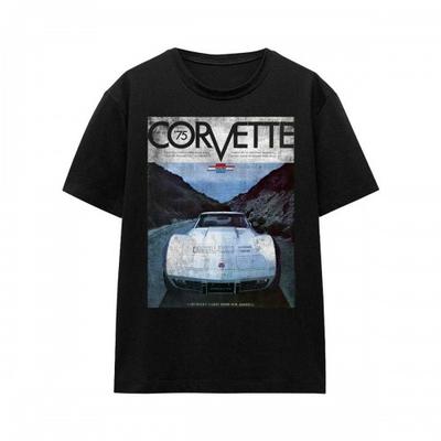 Chevrolet Womens/Ladies Corvette 75 Poster T-Shirt