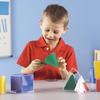 Learning Resources Folding Geometric Transparent 3D Shapes Folding Net Diagrams LER 0921 Shapes(TM) &