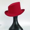 Taille Extra Large Chapeau Derby Haut Gentleman Chapeau Fedora Chapeau Haut de Forme Biseauté Coloré Chapeau Président en Feutre pour Hommes et Femmes