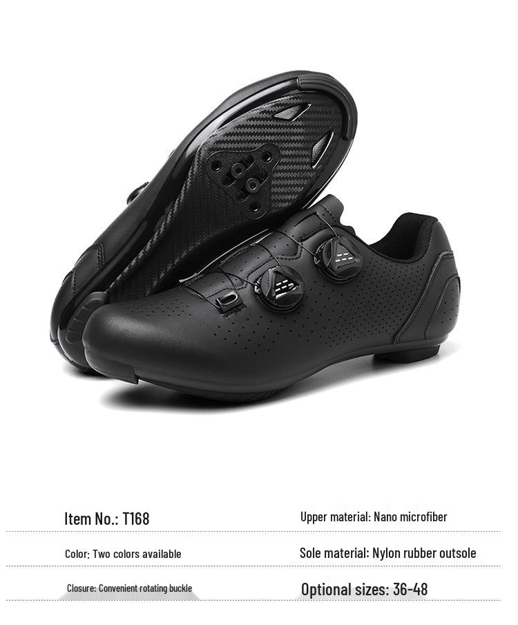 2022 Cross-Strap Lock Road Cycling Shoes with Hard Sole for Mountain Biking and Racing