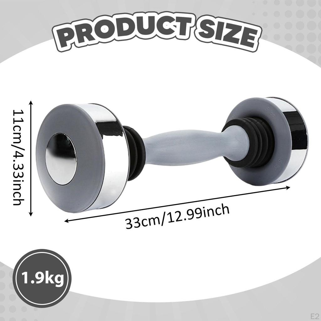 2.3kg Dumbbells Non-Slip Handle for Indoor Home Exercise Women And Men