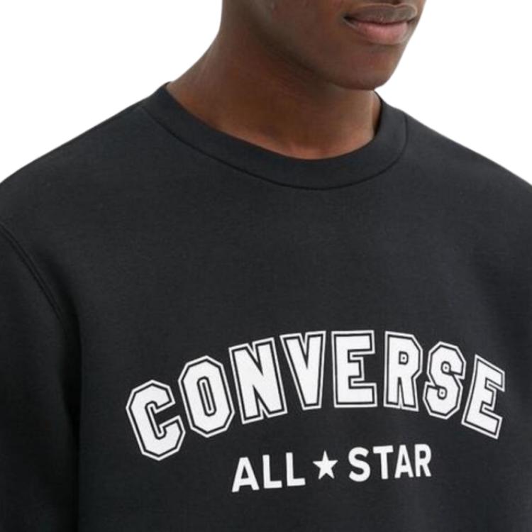 Converse Go To All Star Sweatshirt Unisex Black 10025422-A01