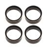 4Pcs Brass Internal Beadlock Ring Clamp Ring Fit 1.0 Inch Wheel Rim for SCX24 124 RC Crawler