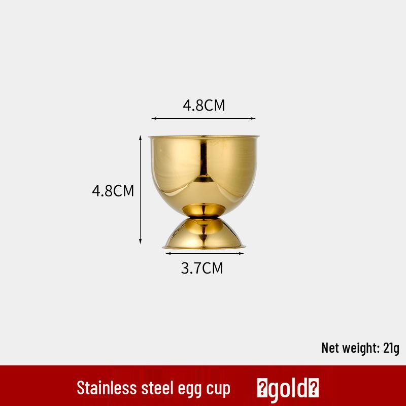 Stainless Steel Egg Holder and Server - 45ml Wine Glass Size