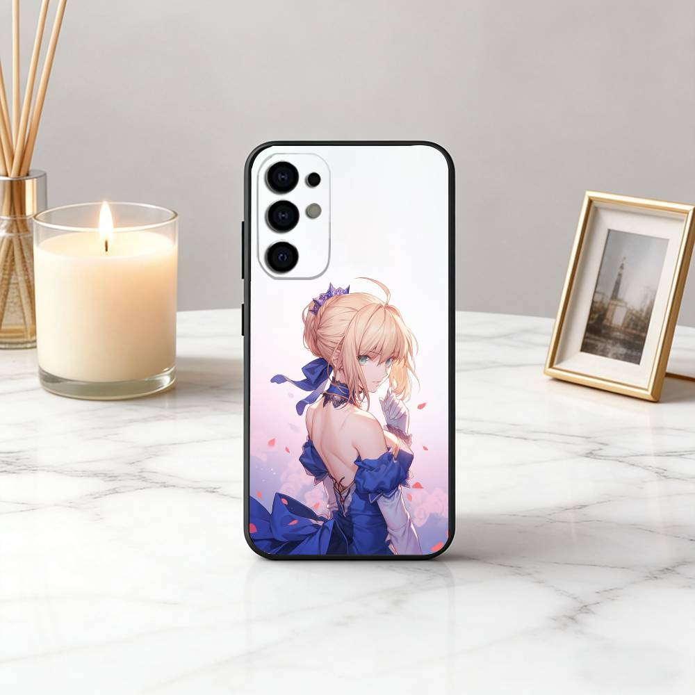 Fate Z-zero Stay Night cool S-Saber Phone Case For Samsung S25,S24,S21,S22,S23,S30,Ultra,S20,Plus,Fe,Soft Silicone Black Cover