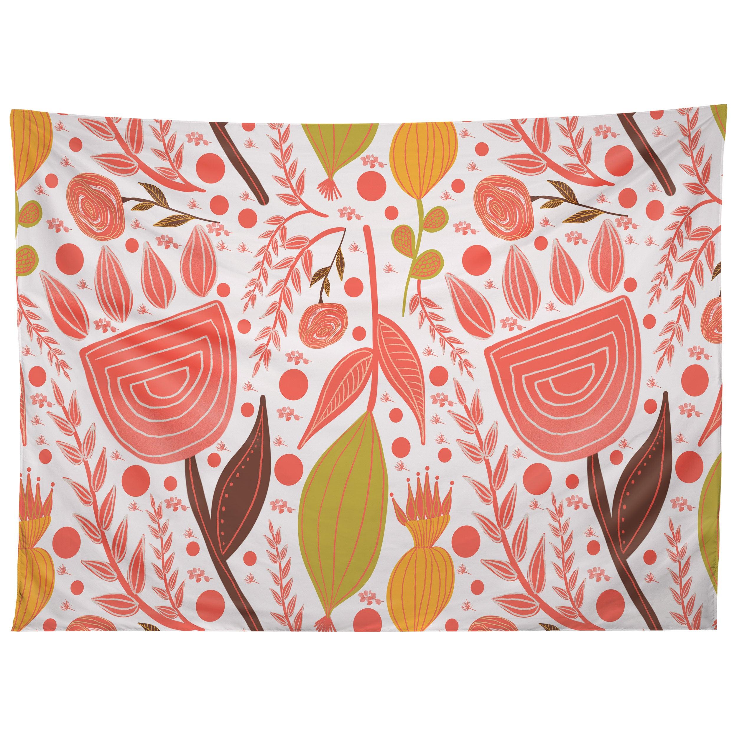 BOTANIC FLORAL 7 tapestry 75x100