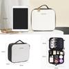 ROWNYEON Professional Makeup Large Adjustable Cosmetic Makeup Cosmetic Great S 26 x 23 x 9 cm Box, Capacity, Dividers, Waterproof, Box, Pouch,