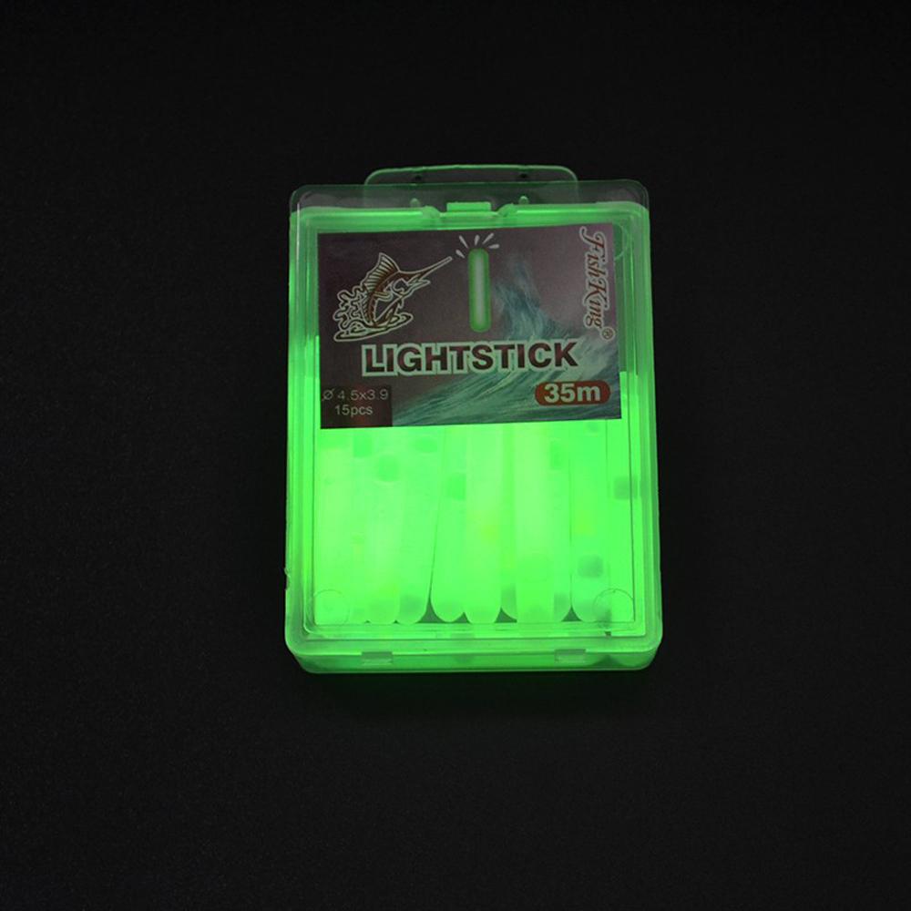 Float 15pcs/lot Chemical Light 4.5mmx39mm Lightstick Fluorescent Fishing Float Fishing Light Stick
