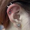 12pcs Y2K Fashion Stainless Steel Stud Earring 3/4mm Ball Cone Screws Earrings Ear Bone Nail Piercing Body Jewelry Accessories