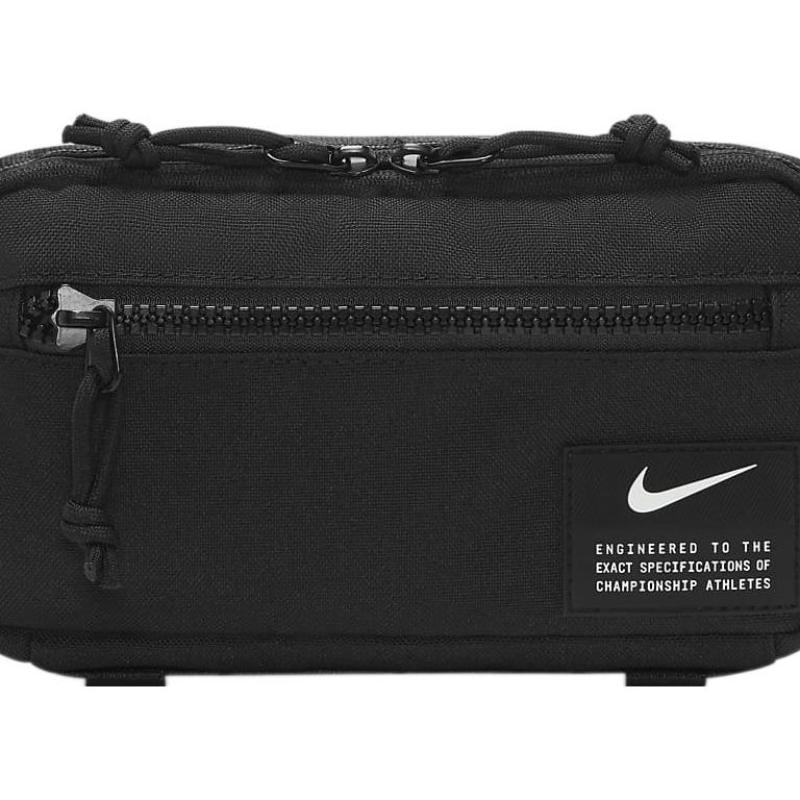 

Nike Полиэстеровая сумка через плечо на одно плечо, сумка-слинг, поясная сумка, унисекс, черная, повседневная, DR6127-010 чёрный