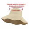 Solid Color Wide Brim Straw Hat Simple Korean Style Weave Bucket Hat Lightweight Soft Beach Hat Outdoor Activities