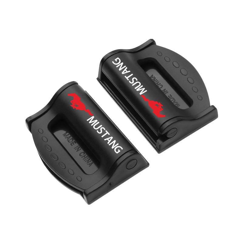 2Pcs Car Safety Seat Belt Buckle Clip Seatbelt Stopper Adjuster Clip For Ford Focus Mondeo Kuga Fiesta MK7 Escort Explorer Edge 2 4 MK2 MK4
