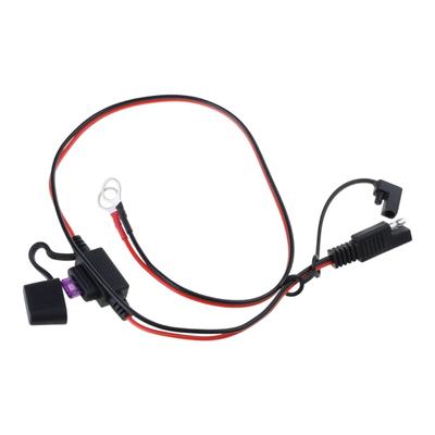 SAE Connectors To O Rings Terminals Harness 10A Fuses Protections 2 Pin Quickly Disconnects Plugs Battery Extension Cable for Motorcycle Car