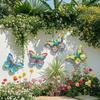 4 Pcs Multifunctional Butterfly Wall Decor DIY Butterfly Wall Hanging Hanging Decoration  Garden