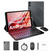 Tabletă Android 15 de 10,1" cu Tastatură, CPU cu 5 Nuclee, 5G și WiFi 6