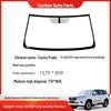 Laminated Front Windshield Glass for 2008-2015 LX570 SUV - High Transparency Automotive Glass