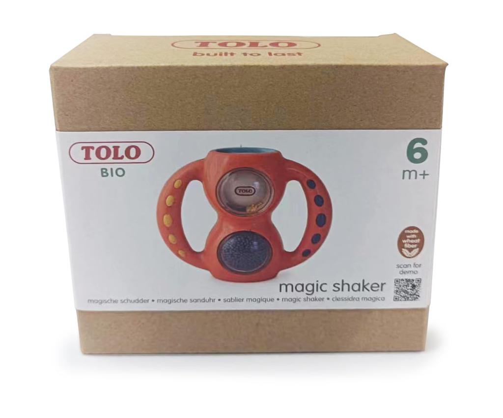 TOLO Magic Shaker Toro Toys Shaker Rattle Toy That Stimulates Fine Motor Skills Educational Toy for Babies and Toddlers Months and - - Sound-making -