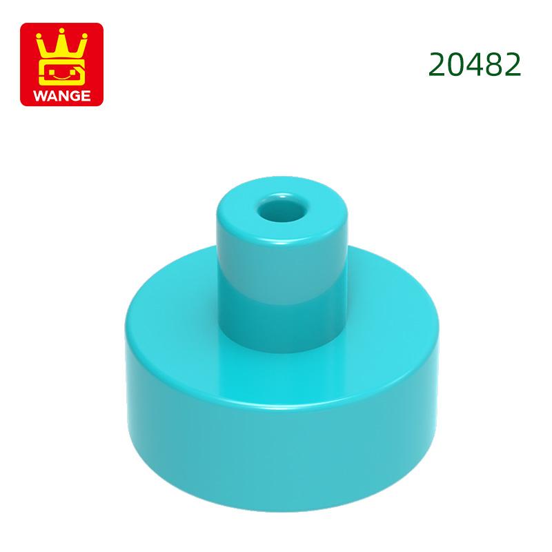 Non-Toxic 763Pcs/Lot 20482 Round 1 X 1 With Bar And Pin Block Moc Color Accessories Compatible With Brick Diy Children Toy Assembly